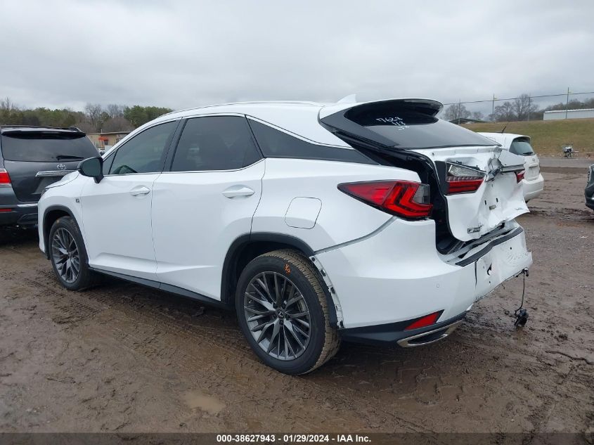 2022 LEXUS RX 350 F SPORT HANDLING - 2T2YZMDA8NC327628