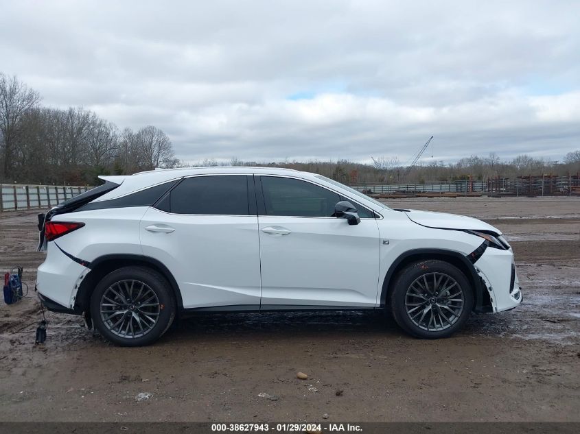 2022 LEXUS RX 350 F SPORT HANDLING - 2T2YZMDA8NC327628
