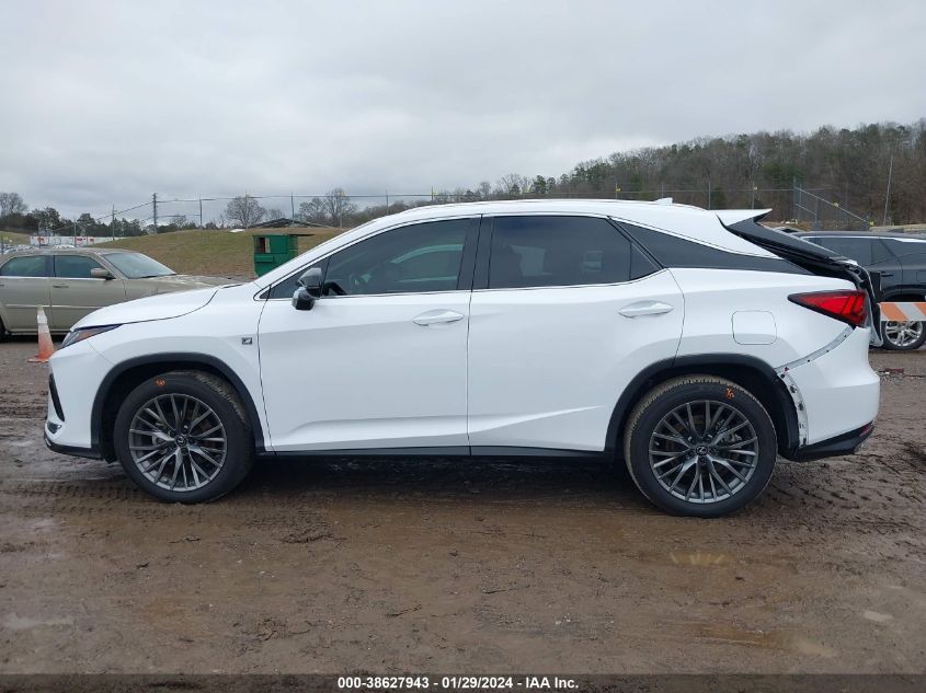 2022 LEXUS RX 350 F SPORT HANDLING - 2T2YZMDA8NC327628