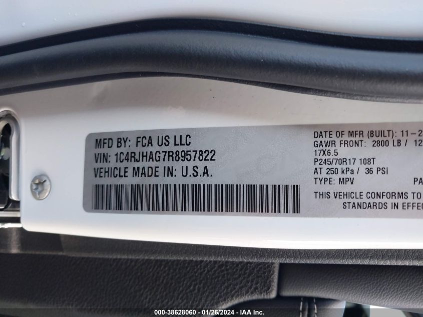 2024 JEEP GRAND CHEROKEE LAREDO 4X4 - 1C4RJHAG7R8957822