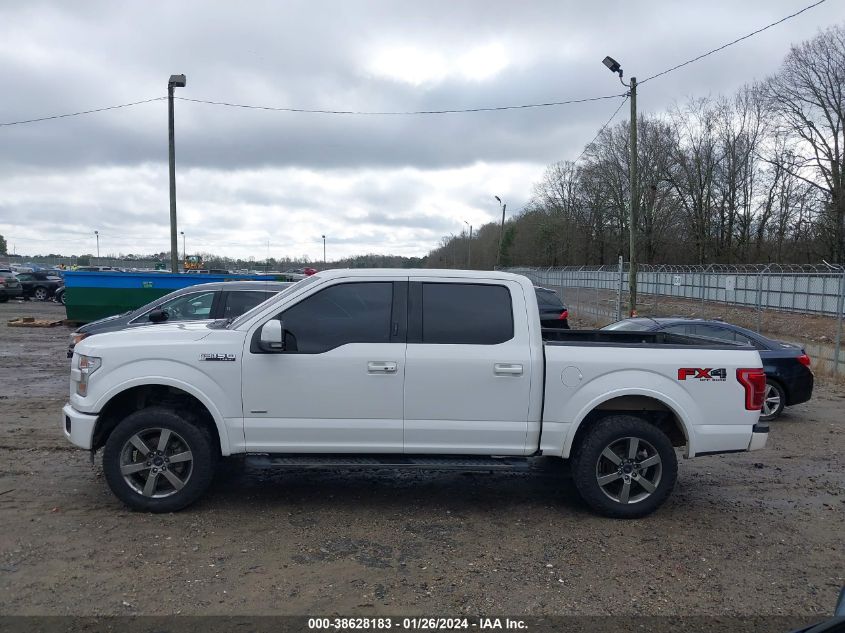 2015 FORD F-150 LARIAT - 1FTEW1EG0FFA00814