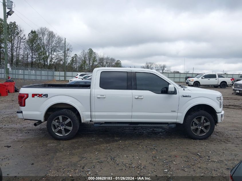2015 FORD F-150 LARIAT - 1FTEW1EG0FFA00814