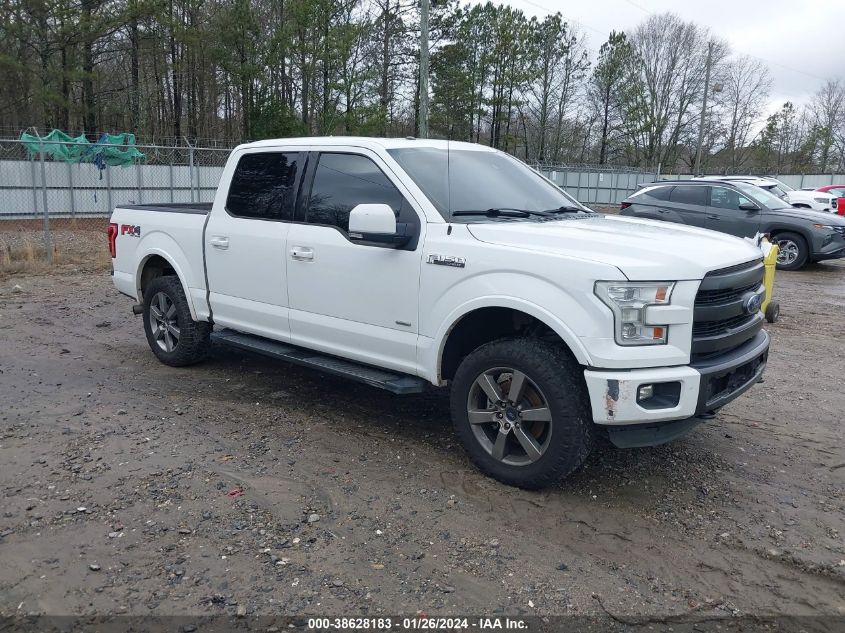 2015 FORD F-150 LARIAT - 1FTEW1EG0FFA00814