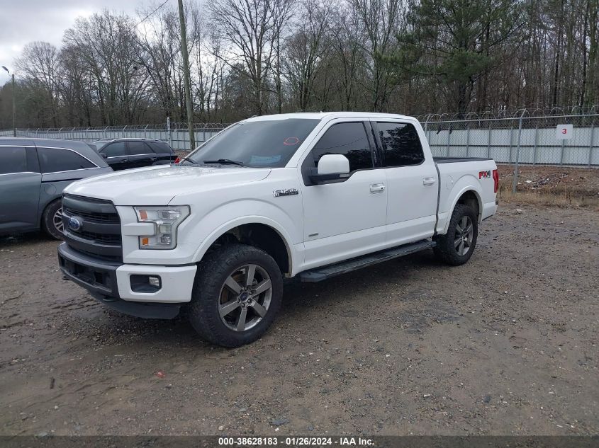 2015 FORD F-150 LARIAT - 1FTEW1EG0FFA00814