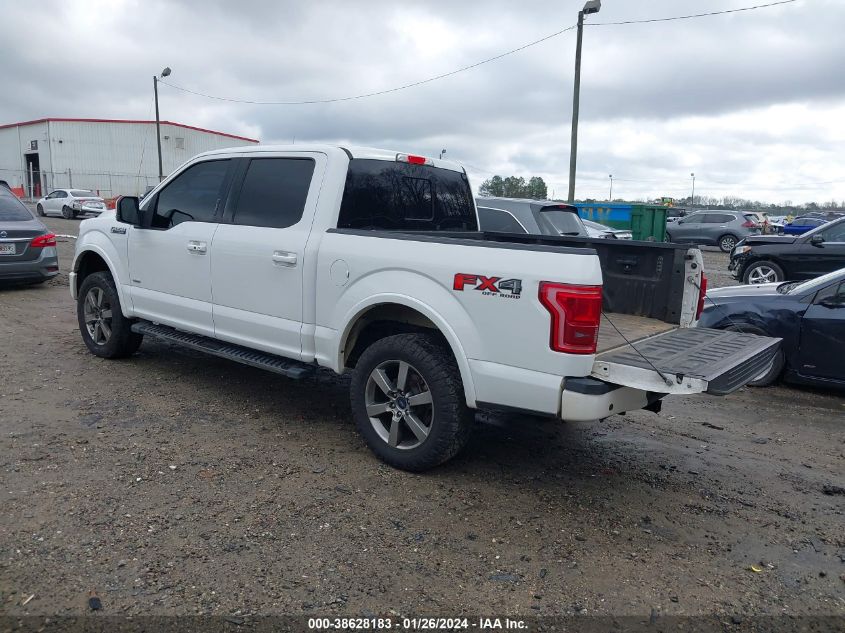 2015 FORD F-150 LARIAT - 1FTEW1EG0FFA00814