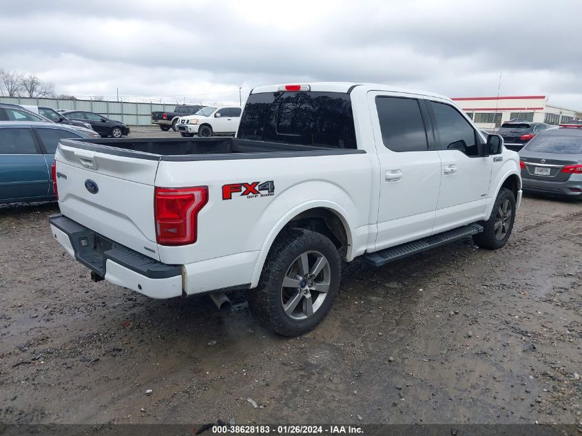 2015 FORD F-150 LARIAT - 1FTEW1EG0FFA00814