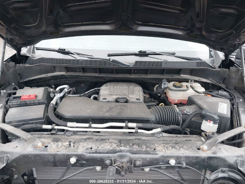 2021 CHEVROLET SILVERADO 1500 4WD DOUBLE CAB STANDARD BED CUSTOM - 1GCRYBEKXMZ310261