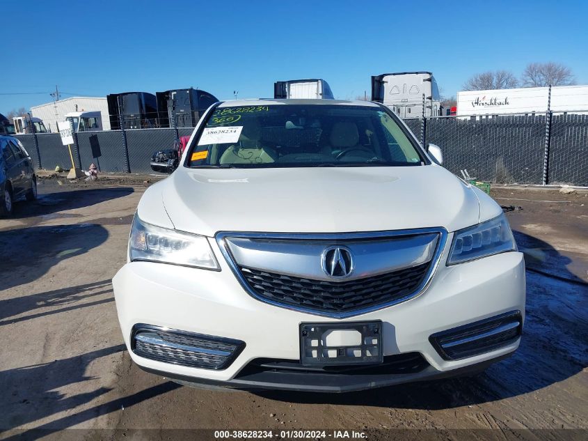 2014 ACURA MDX TECHNOLOGY PACKAGE - 5FRYD4H45EB027675