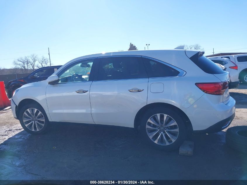2014 ACURA MDX TECHNOLOGY PACKAGE - 5FRYD4H45EB027675