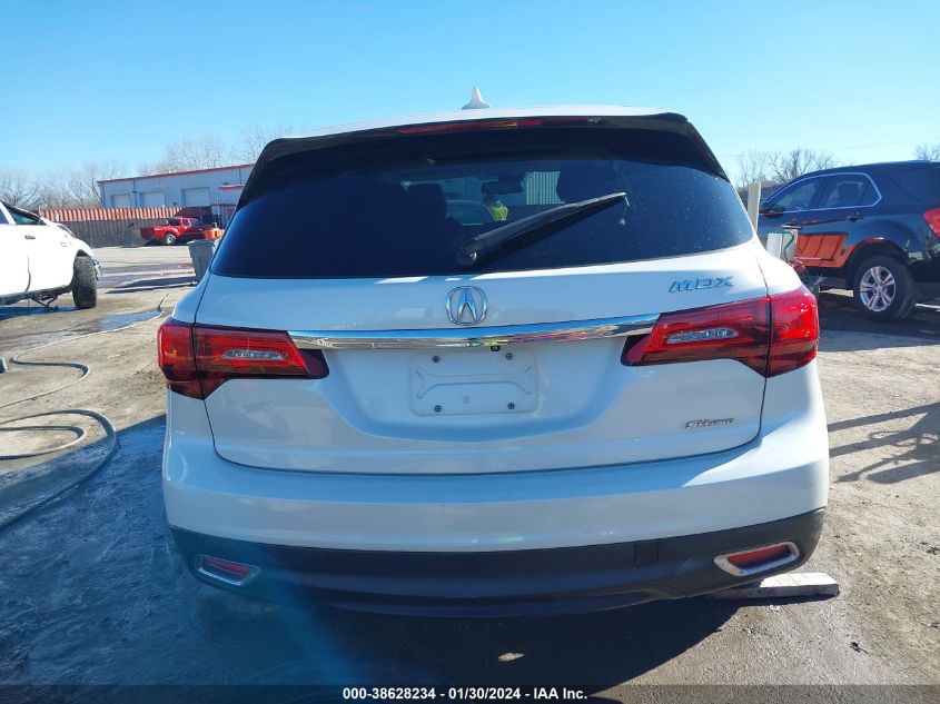 2014 ACURA MDX TECHNOLOGY PACKAGE - 5FRYD4H45EB027675
