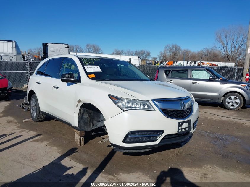 2014 ACURA MDX TECHNOLOGY PACKAGE - 5FRYD4H45EB027675
