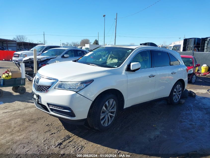 2014 ACURA MDX TECHNOLOGY PACKAGE - 5FRYD4H45EB027675