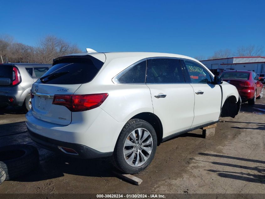 2014 ACURA MDX TECHNOLOGY PACKAGE - 5FRYD4H45EB027675