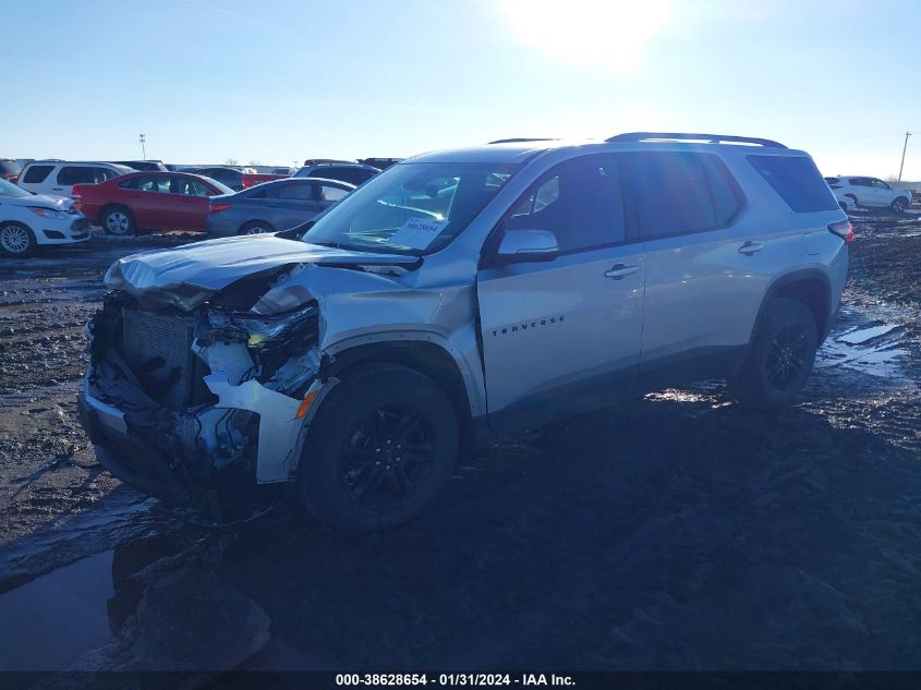 2022 CHEVROLET TRAVERSE LT - 1GNEVGKW1NJ174430