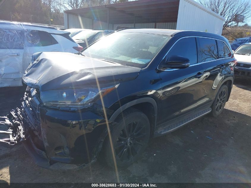 2019 TOYOTA HIGHLANDER SE/XLE - 5TDKZRFH4KS351235