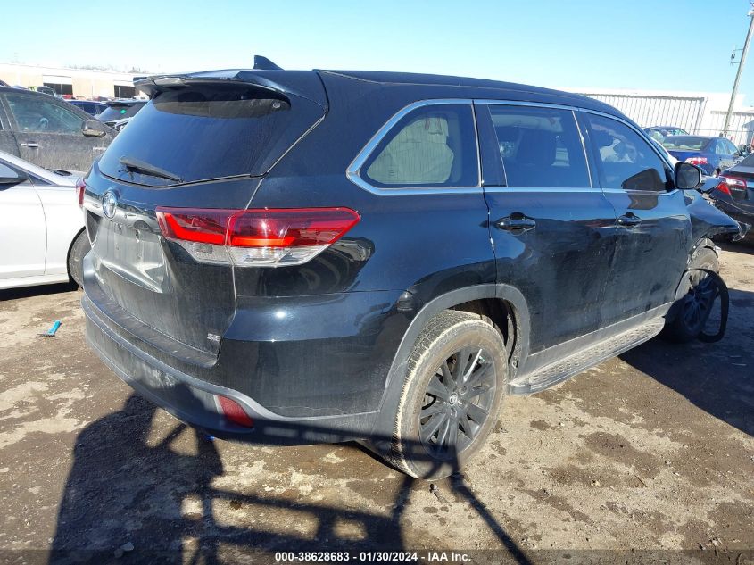 2019 TOYOTA HIGHLANDER SE/XLE - 5TDKZRFH4KS351235