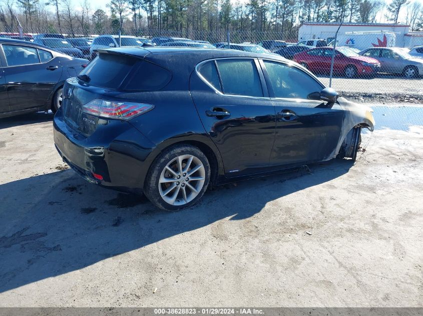 2013 LEXUS CT 200H - JTHKD5BH6D2154976