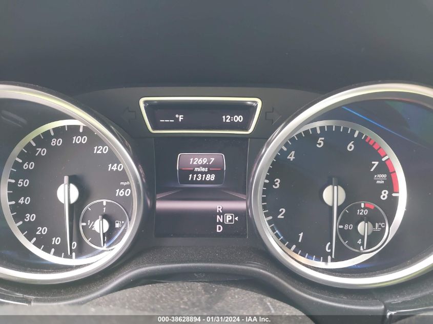 2013 MERCEDES-BENZ ML 350 4MATIC - 4JGDA5HB4DA221730