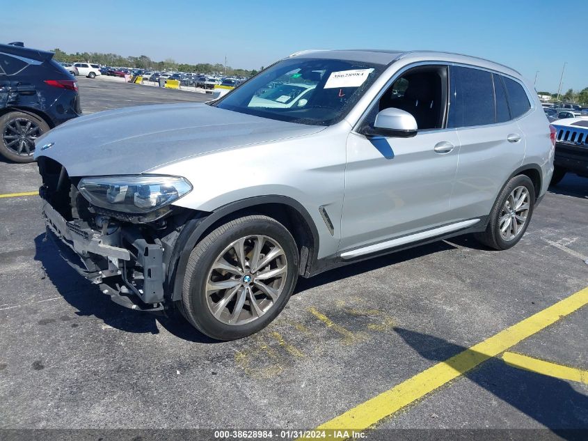 2019 BMW X3 SDRIVE30I - 5UXTR7C57KLR50584