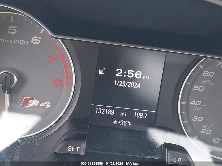2013 AUDI S4 3.0T PREMIUM PLUS - WAUBGAFL5DA135161