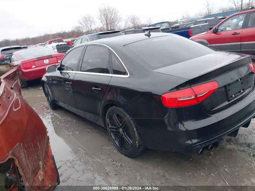 2013 AUDI S4 3.0T PREMIUM PLUS - WAUBGAFL5DA135161