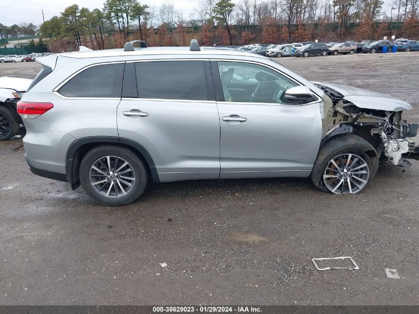 2017 TOYOTA HIGHLANDER XLE - 5TDJZRFH0HS356923