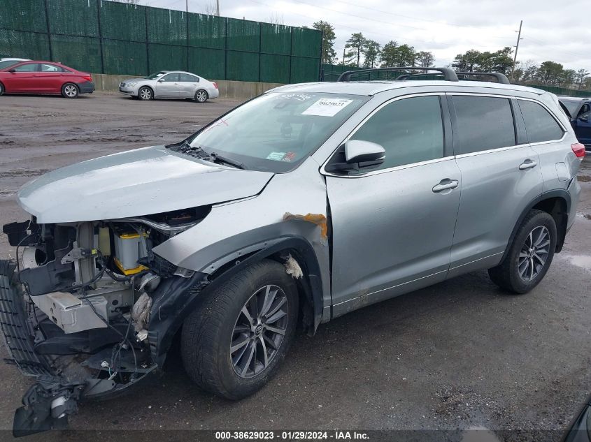 2017 TOYOTA HIGHLANDER XLE - 5TDJZRFH0HS356923