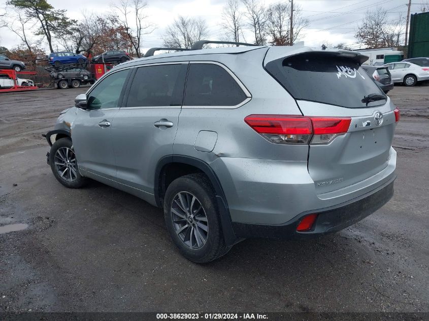 2017 TOYOTA HIGHLANDER XLE - 5TDJZRFH0HS356923