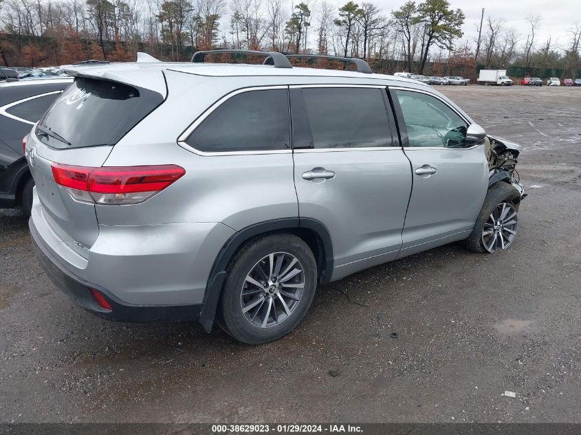 2017 TOYOTA HIGHLANDER XLE - 5TDJZRFH0HS356923