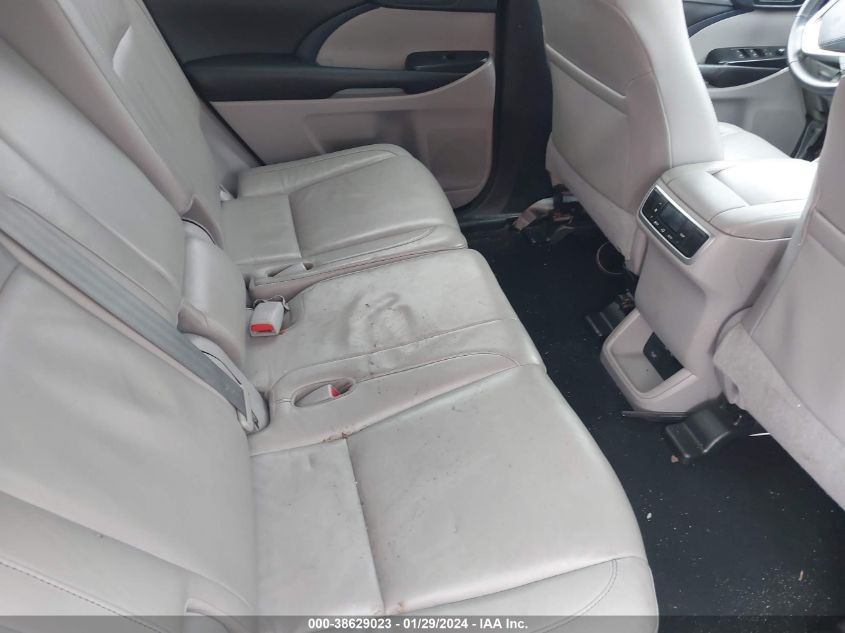 2017 TOYOTA HIGHLANDER XLE - 5TDJZRFH0HS356923