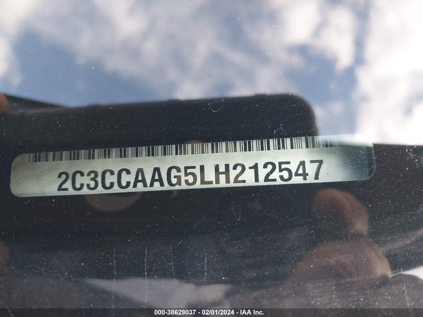 VIN 2C3CCAAG5LH212547 2020 CHRYSLER 300 TOURING