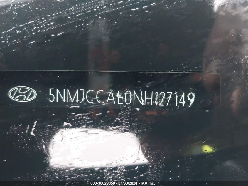 2022 HYUNDAI TUCSON SEL - 5NMJCCAE0NH127149