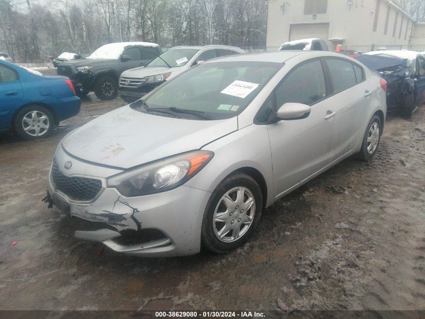 2016 KIA FORTE LX - KNAFK4A60G5610277