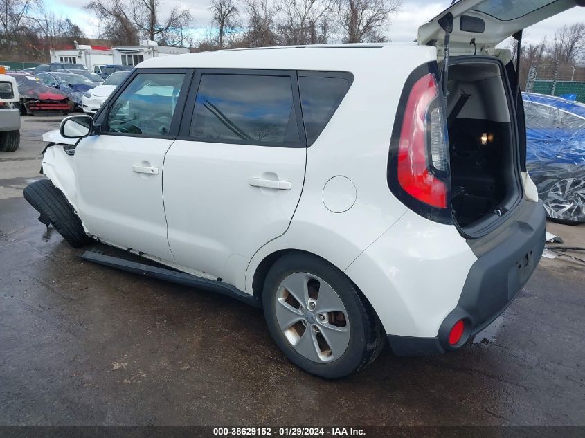 2016 KIA SOUL - KNDJN2A21G7834314