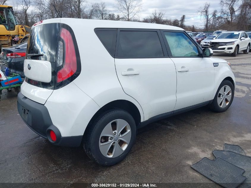 2016 KIA SOUL - KNDJN2A21G7834314