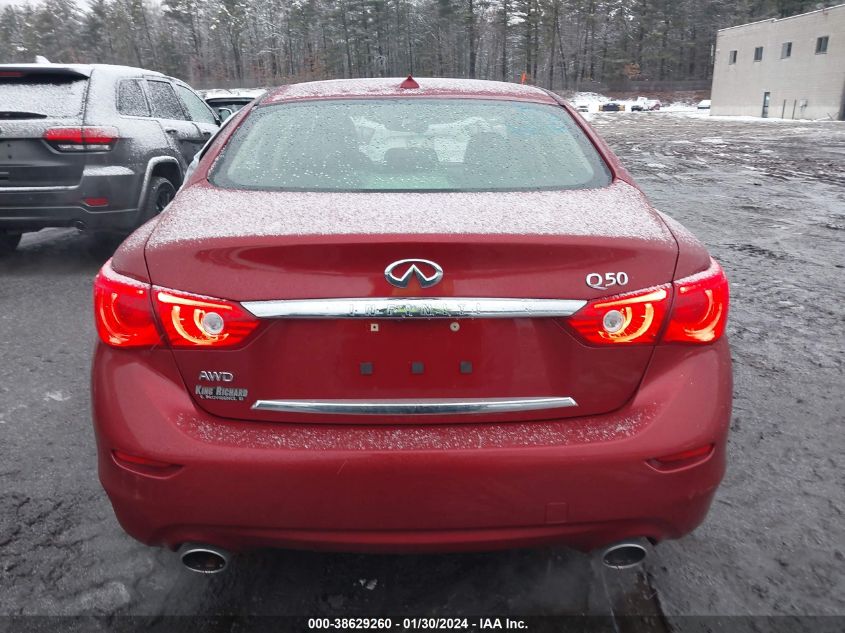 2016 INFINITI Q50 PREMIUM - JN1CV7AR6GM252927