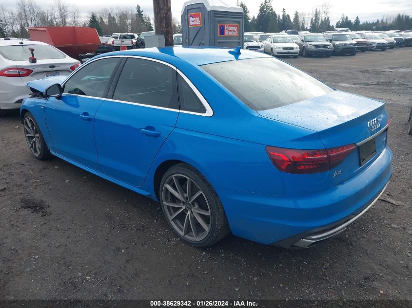 WAUENAF43LN014180 2020 AUDI A4, photo no. 3