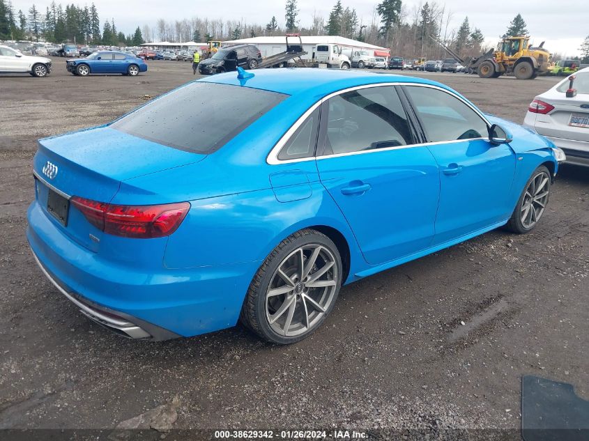 WAUENAF43LN014180 2020 AUDI A4, photo no. 4