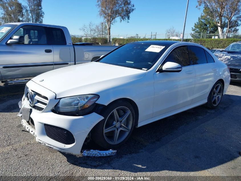 2016 MERCEDES-BENZ C 300 LUXURY/SPORT - 55SWF4JB9GU156578