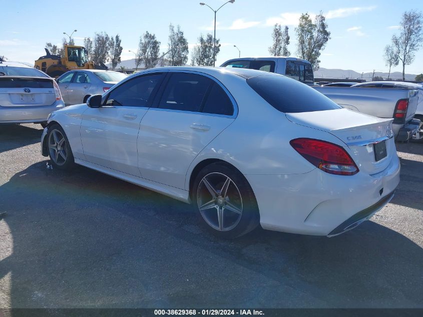 2016 MERCEDES-BENZ C 300 LUXURY/SPORT - 55SWF4JB9GU156578
