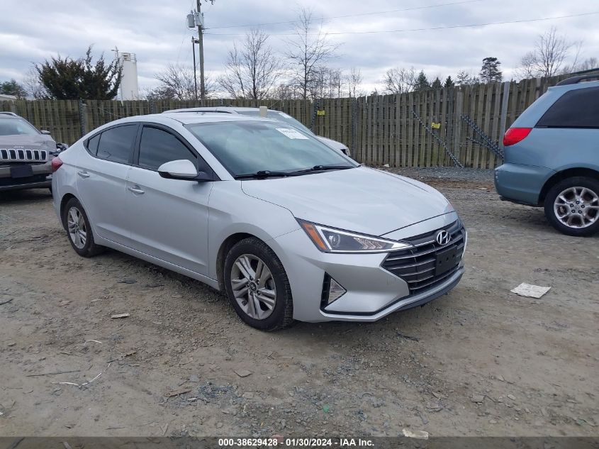 2019 HYUNDAI ELANTRA SEL - KMHD84LF2KU800842