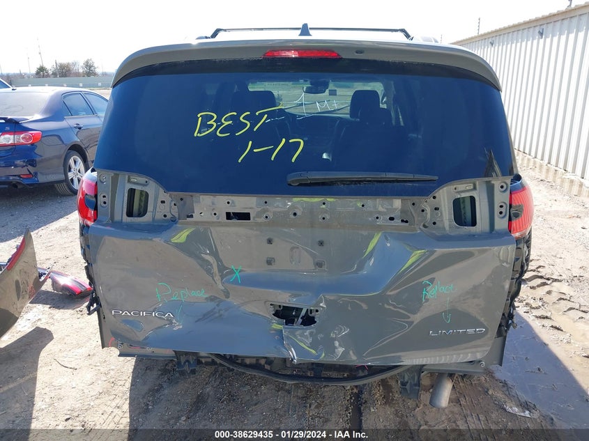 VIN 2C4RC1GG6NR127677 2022 CHRYSLER PACIFICA LIMITED