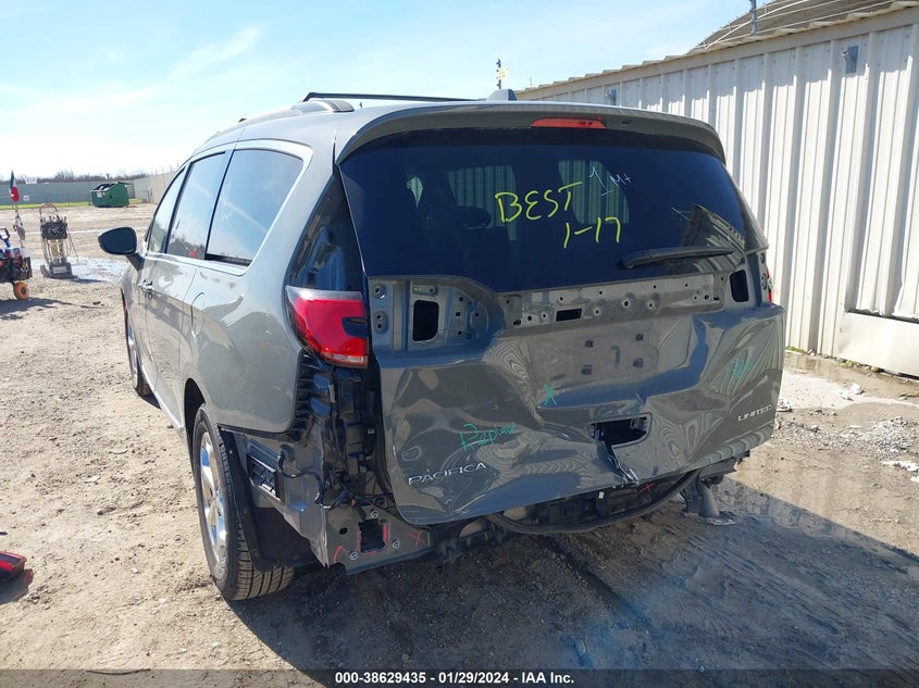 VIN 2C4RC1GG6NR127677 2022 CHRYSLER PACIFICA LIMITED
