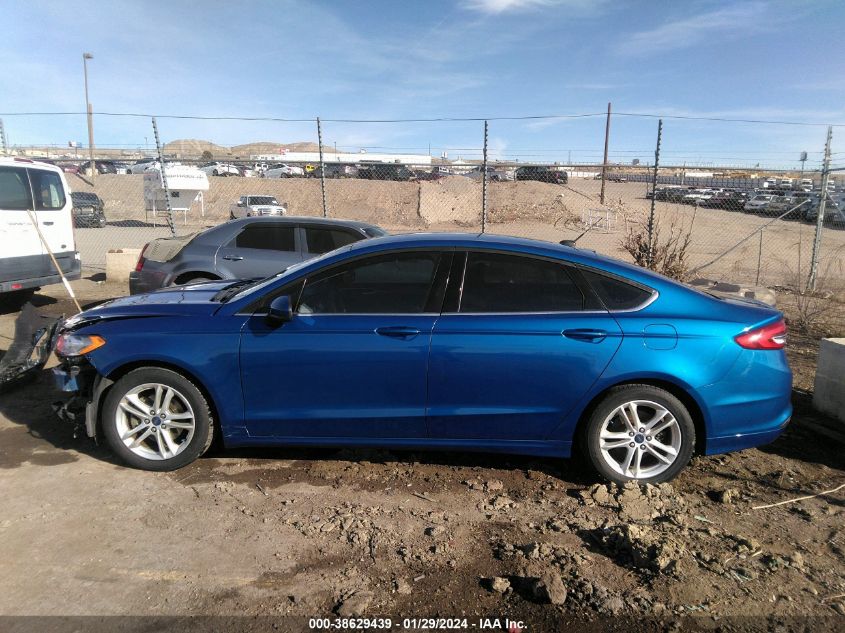 2018 FORD FUSION SE - 3FA6P0HD1JR136917