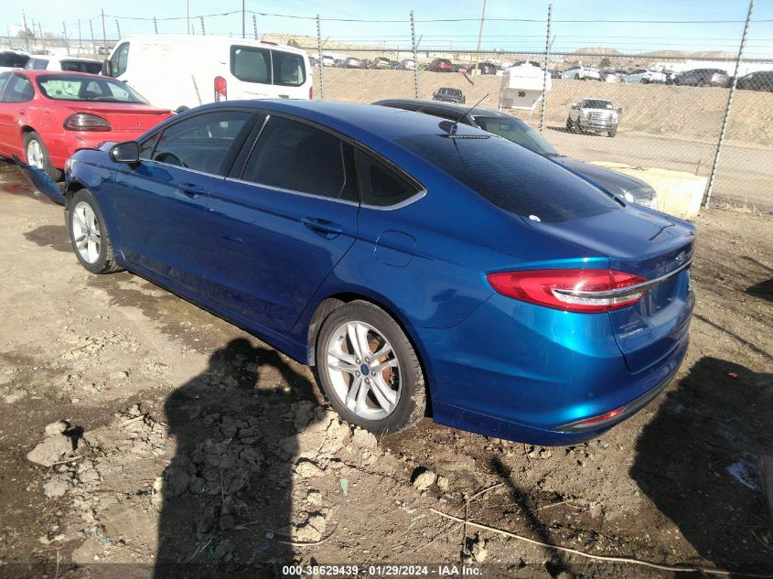 2018 FORD FUSION SE - 3FA6P0HD1JR136917