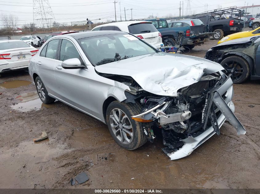 2016 MERCEDES-BENZ C 300 4MATIC/LUXURY 4MATIC/SPORT 4MATIC - 55SWF4KB8GU107452