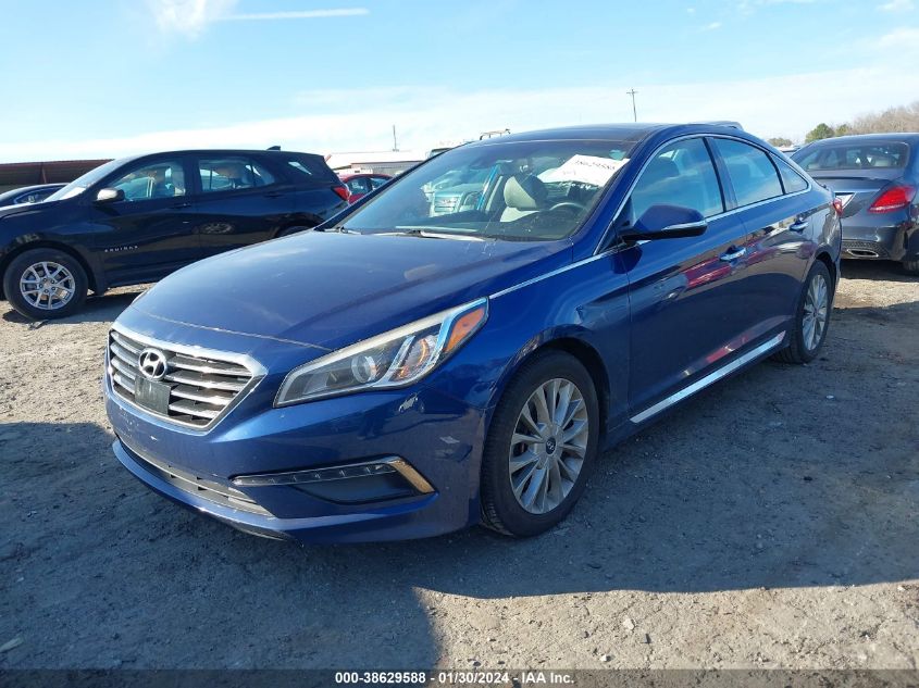 2015 HYUNDAI SONATA SPORT/LIMITED - 5NPE34AF2FH063345