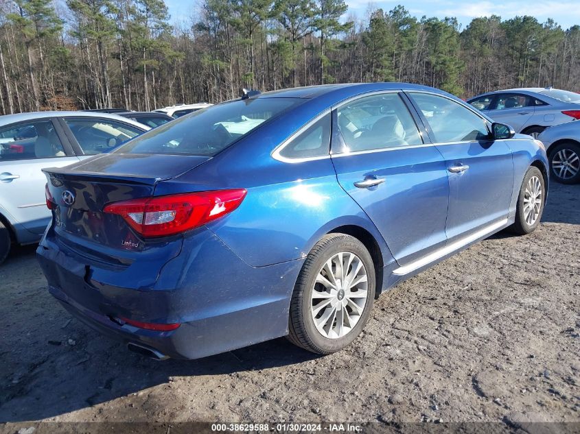 2015 HYUNDAI SONATA SPORT/LIMITED - 5NPE34AF2FH063345