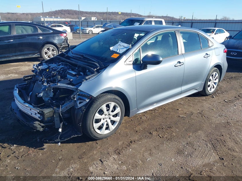 VIN 5YFEPMAE4MP169744 2021 TOYOTA COROLLA LE