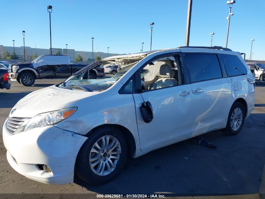 2017 TOYOTA SIENNA XLE 7 PASSENGER - 5TDYZ3DC7HS819529